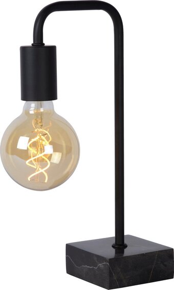 Bol.com Lucide lorin - tafellamp - 1xe27 - zwart aanbieding