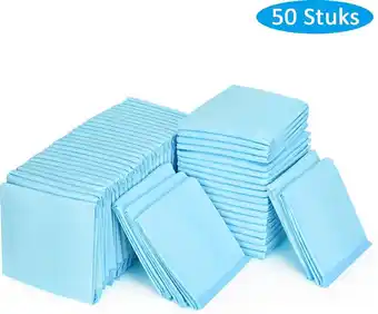 Stelleriana waterproof absorptie doeken van 45 x 60 cm als beschermers van bed/matras tegen incontinentie. 50 stuks absorbere