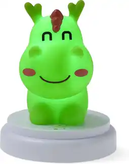 Bol.com Alecto cute dragon - led nachtlampje, draak, groen aanbieding