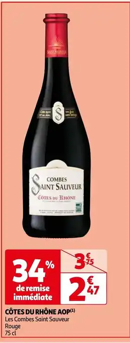 CÔTES DU RHÔNE AOP(¹) 75 cl
