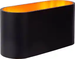 Lucide xera - wandlamp - 1xg9 - zwart