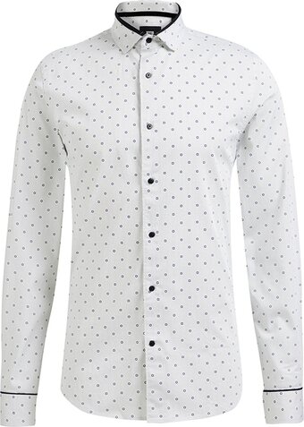 Bol.com We fashion heren tall fit overhemd met dessin aanbieding