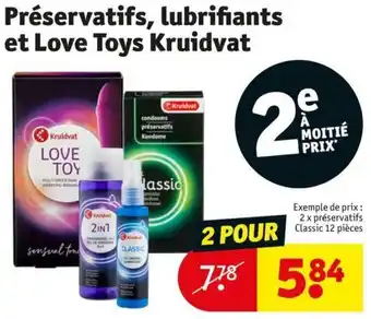 Kruidvat Préservatifs, lubrifiants et Love Toys Kruidvat aanbieding