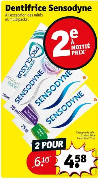 Sensodyne Dentifrice
