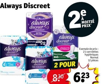 Kruidvat Always Discreet aanbieding