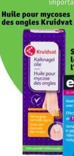 Huile pour mycoses des ongles Kruidvat