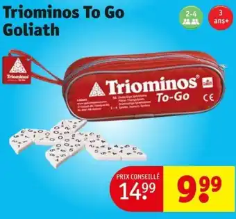 Kruidvat Triominos To Go Goliath aanbieding
