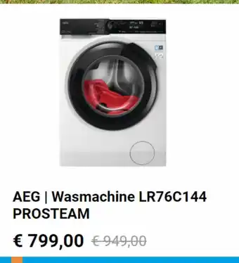 AEG | Wasmachine LR76C144 PROSTEAM