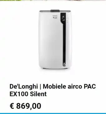 De'Longhi | Mobiele airco PAC EX100 Silent