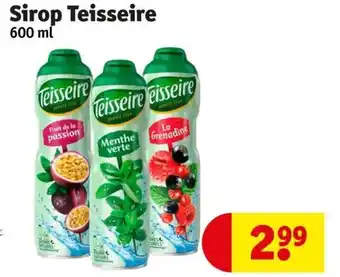 Kruidvat Sirop Teisseire 600ml aanbieding