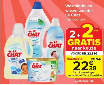 Le Chat Wasmiddel en wasverzachter