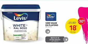 Brico Levis VERF MUUR EN PLAFOND aanbieding