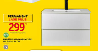 Brico HANGEND BADKAMERMEUBEL MILENIO L. 80 CM aanbieding