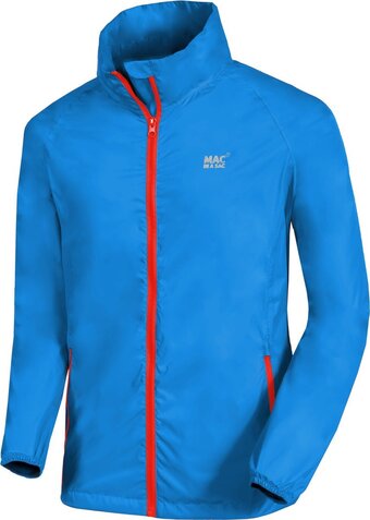 Bol.com Mac in a sac regenjas - volwassenen - electric blue aanbieding