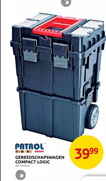 Brico PATROL GEREEDSCHAPSWAGEN COMPACT LOGIC aanbieding