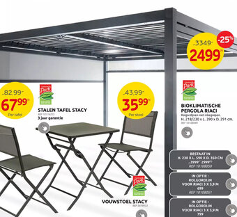 Brico BIOKLIMATISCHE PERGOLA RIACI aanbieding