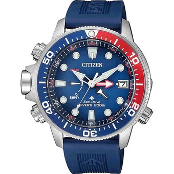 Citizen promaster sea horloge - citizen heren horloge - zwart - diameter 46.5 mm - roestvrij staal