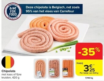 Carrefour Chipolata aanbieding