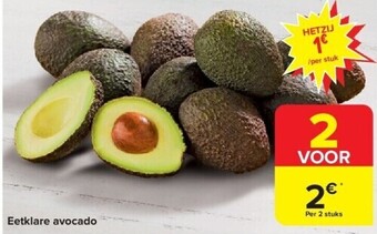 Carrefour Eetklare avocado aanbieding