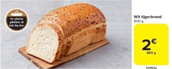Carrefour Wit tijgerbrood aanbieding