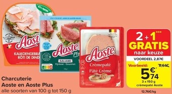 Carrefour Charcuterie aoste en aoste plus aanbieding