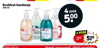 Kruidvat Handzeep 500 ml aanbieding