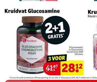 Kruidvat Glucosamine aanbieding