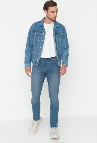 Bol.com Trendyol mannen normale taille mager jeans aanbieding