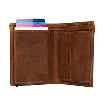 Bol.com Leather design - billfold & pasjeshouder - portemonnee aanbieding