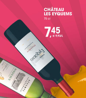 Prik en Tik CHÂTEAU LES EYQUEMS 75 cl aanbieding