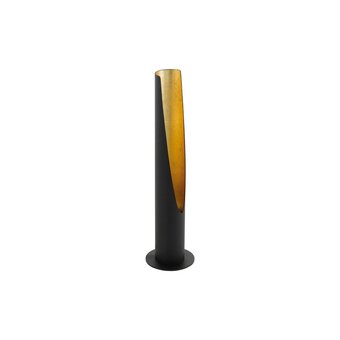 Bol.com Eglo barbotto tafellamp - gu10 - 39,5 cm - zwart/goud aanbieding