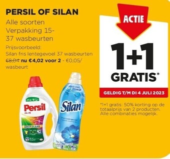 Jumbo Persil of silan aanbieding