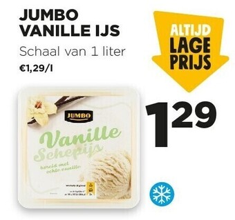 Jumbo Jumbo vanille ijs aanbieding