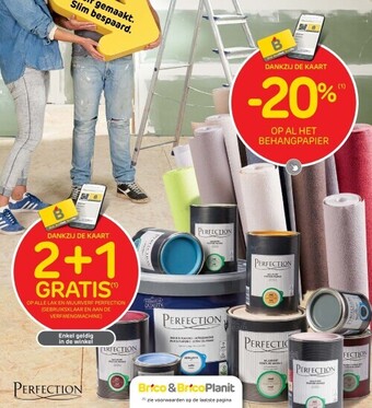 Brico Op al het behangpapier aanbieding