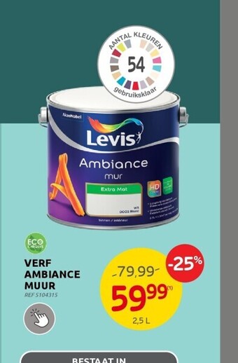 Brico Verf ambiance muur aanbieding