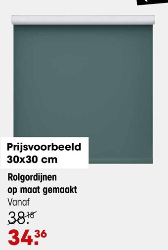 Kwantum Rolgordijnen op maat gemaakt 30 x 30cm aanbieding