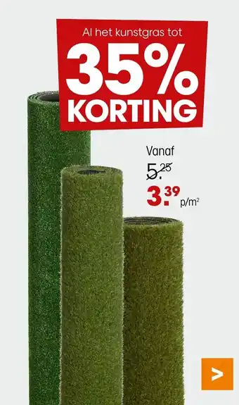Kwantum Al het Kunstgras aanbieding