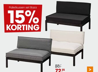 Kwantum Palletkussen set Baza aanbieding