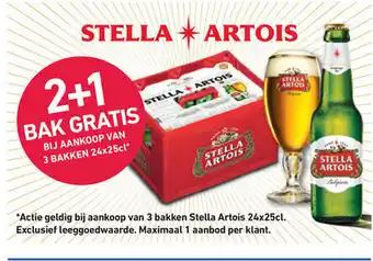 Prik en Tik STELLA ARTOIS 24 x 25cl aanbieding
