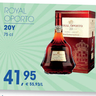 Prik en Tik ROYAL OPORTO 20Y 75 cl aanbieding