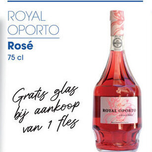Prik en Tik ROYAL OPORTO Rosé 75 cl aanbieding