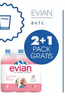 Prik en Tik EVIAN 6x1L aanbieding