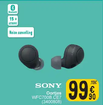 Cora SONY Oortjes WFC700B.CE7 aanbieding