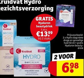 Kruidvat Kruidvat Hydro gezichtsverzorging aanbieding