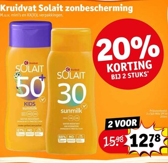 Kruidvat Kruidvat Solait zonbescherming aanbieding