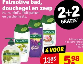 Kruidvat Palmolive bad, douchegel en zeep aanbieding
