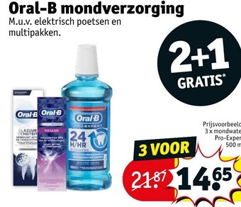 Kruidvat Oral-B mondverzorging aanbieding
