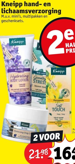 Kruidvat Kneipp hand- en lichaamsverzorging aanbieding