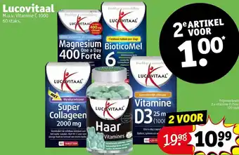 Kruidvat Lucovitaal Vitamine C 1000 aanbieding