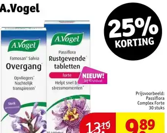 Kruidvat A.Vogel Rustgevende tabletten aanbieding